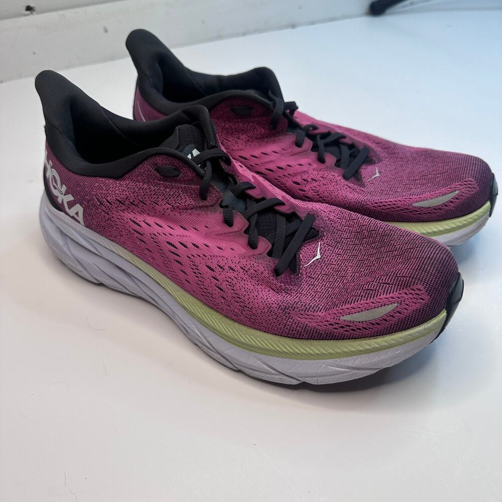 Hoka Clifton 9 Ibis Rose Black Sneakers